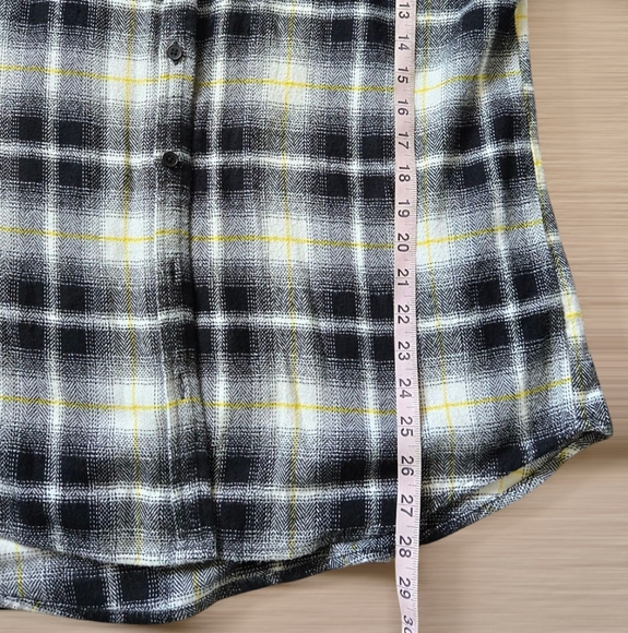 Bp Plaid Boyfriend Shirt Soft Button Down Flannel Size Xs - Picture 7 of 9
